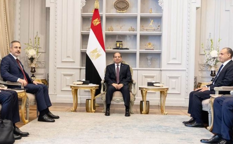 Fidan, Sisi ile El Alameyn’de Görüştü