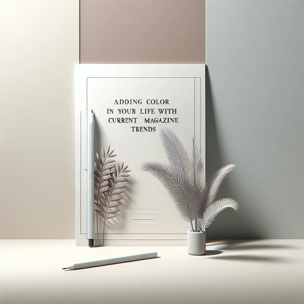 Güncel Magazin Trendleriyle Hayatınıza Renk Katın